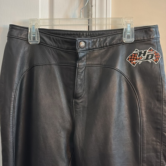 NWOT Harley Davidson genuine leather pants/chaps size 14 - Picture 4 of 5